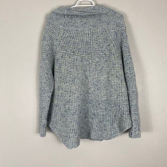 Free People Dylan Tweedy Cowl Neck Sweater Large - Picture 6 of 9